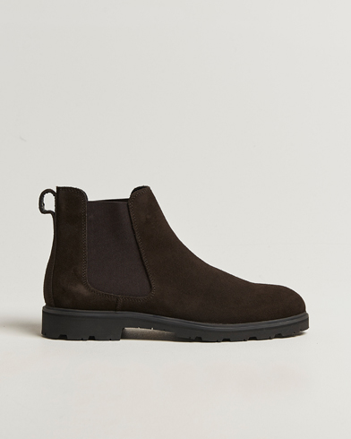 UBR Thunder Chelsea Suede Boot Dark Brown – Brown