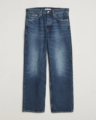 Sunflower Loose Jeans Very Dark Vintage – Blue