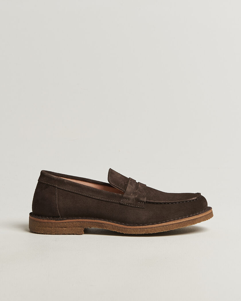 Astorflex Mokaflex Loafers Dark Brown Suede – Brown