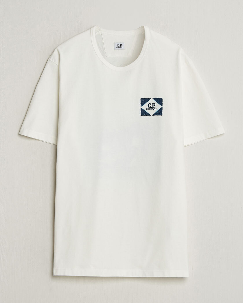 C.P. Company Cotton Jersey Back Print T-Shirt White – White
