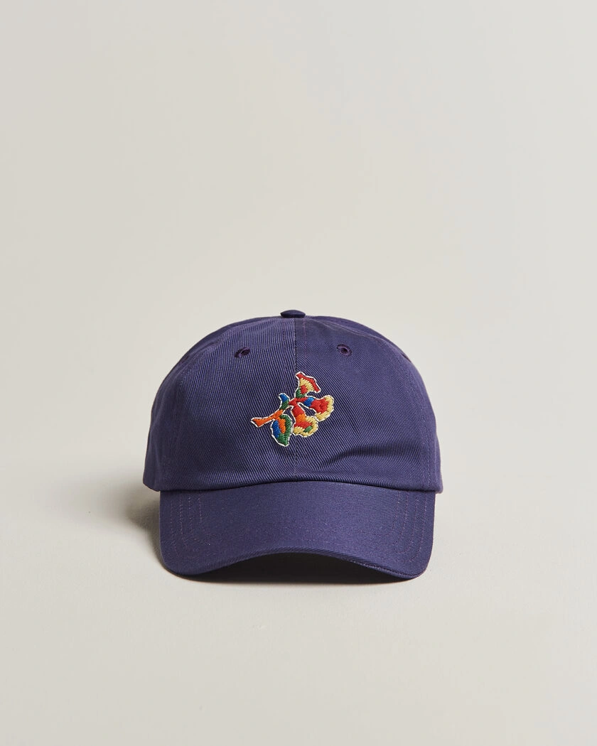 Drake's Tapisserie Twill Baseball Cap Blue – Blue