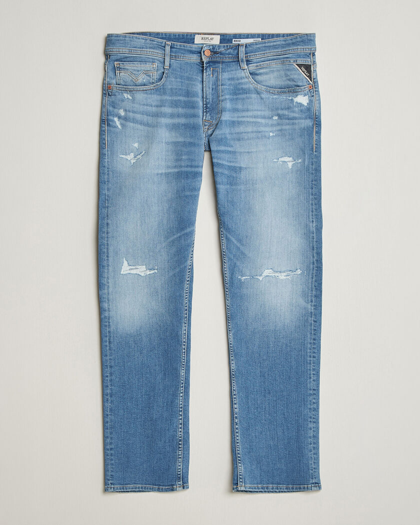 Replay Rocco Comfort Fit Stretch Eco Plus Jeans Light Blue – Blue