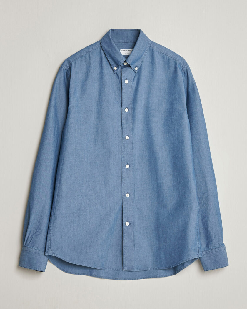 Tiger of Sweden Bjorn Denim Shirt Bering Sea – Blue