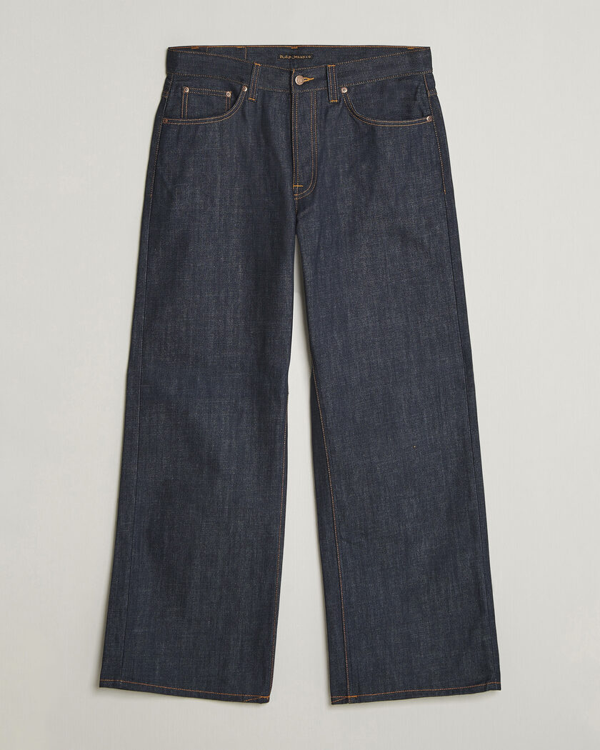 Nudie Jeans Loud Larry Jeans Dry Streaky – Blue