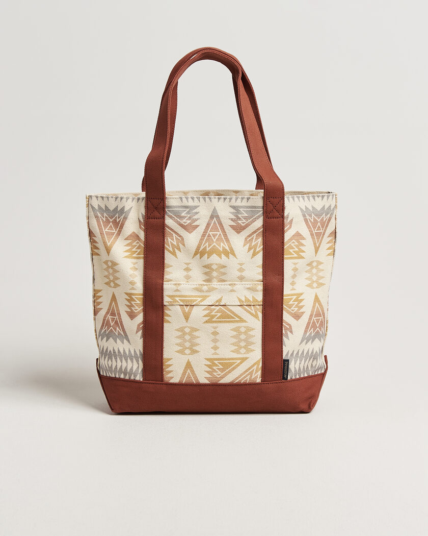 Pendleton Astoria Canvas Tote Bag Ponderosa Brick – Multi-colour