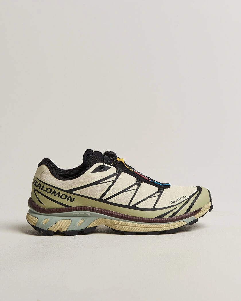 Salomon XT-6 GTX Sneakers Aspargus Green/Tea – Beige