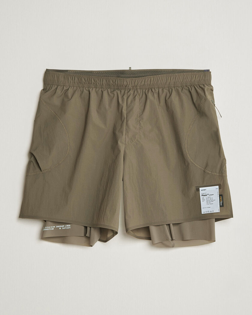 Satisfy Rippy Cordura 5 Inch Shorts Morel – Brown