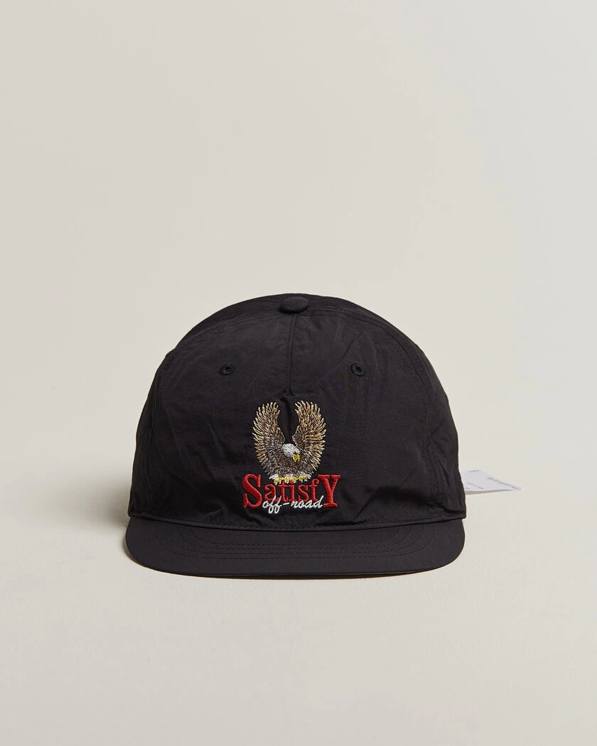 Satisfy FliteSilk 5 Panel Cap Black Eagle – Black