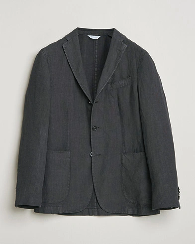 Boglioli K Jacket Linen Blazer Dark Brown – Brown
