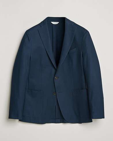 Boglioli K Jacket Jersey Blazer Navy – Blue