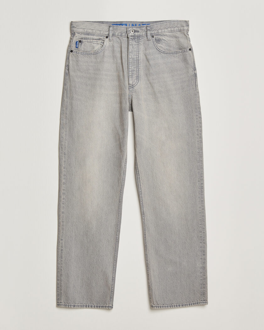 HUGO Nate Baggy Fit Jeans Medium Grey – Grey
