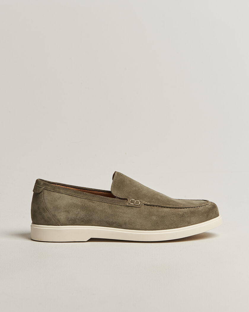 Loake 1880 Tuscany Suede Loafer Pistachio – Green
