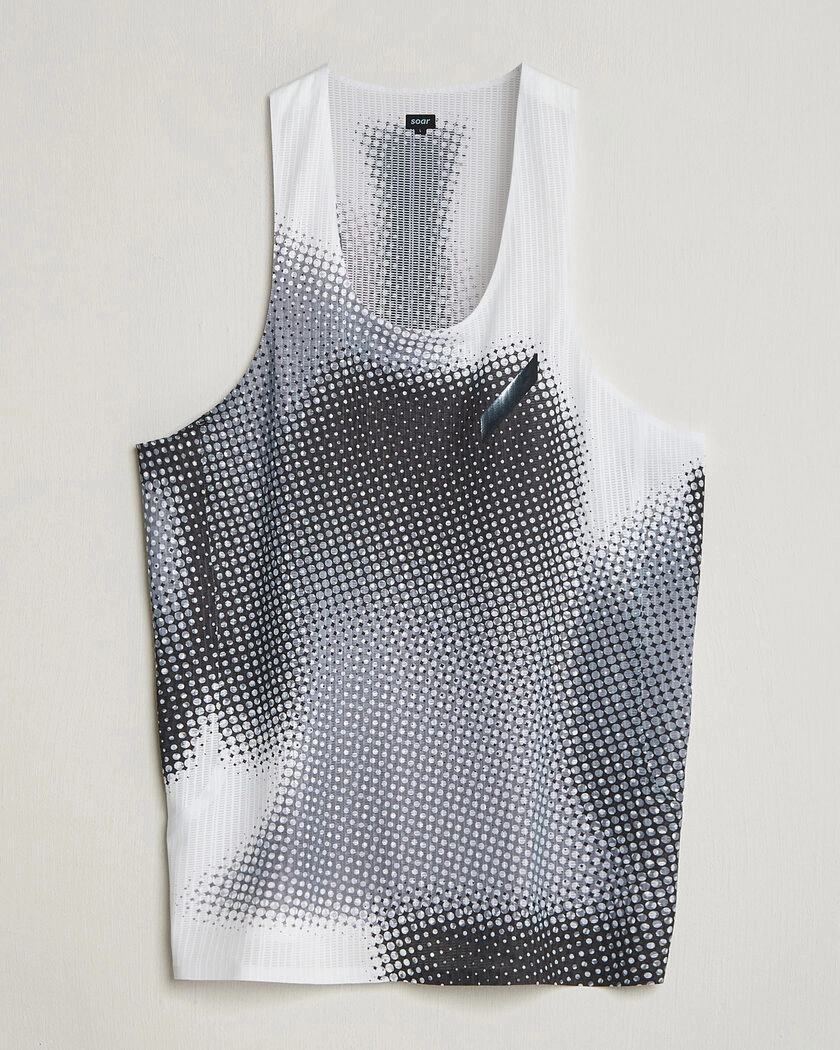 SOAR Running Race Vest Black/White – Black