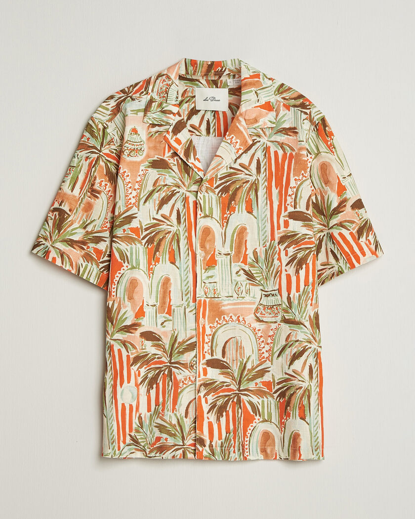 LES DEUX Palm AOP Short Sleeve Shirt Multi – Multi-colour