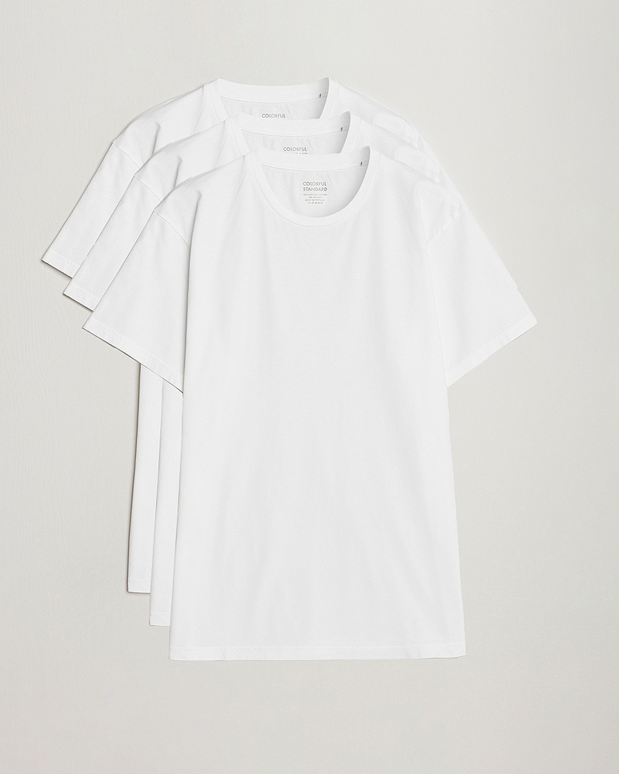 3-Pack Classic Organic T-Shirt Optical White