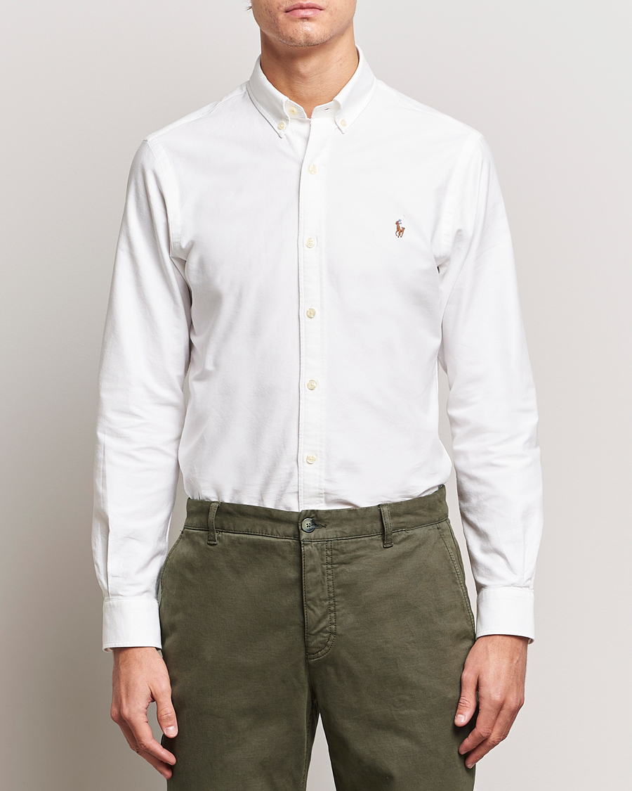 Homme |  | Polo Ralph Lauren | Slim Fit Shirt Oxford White