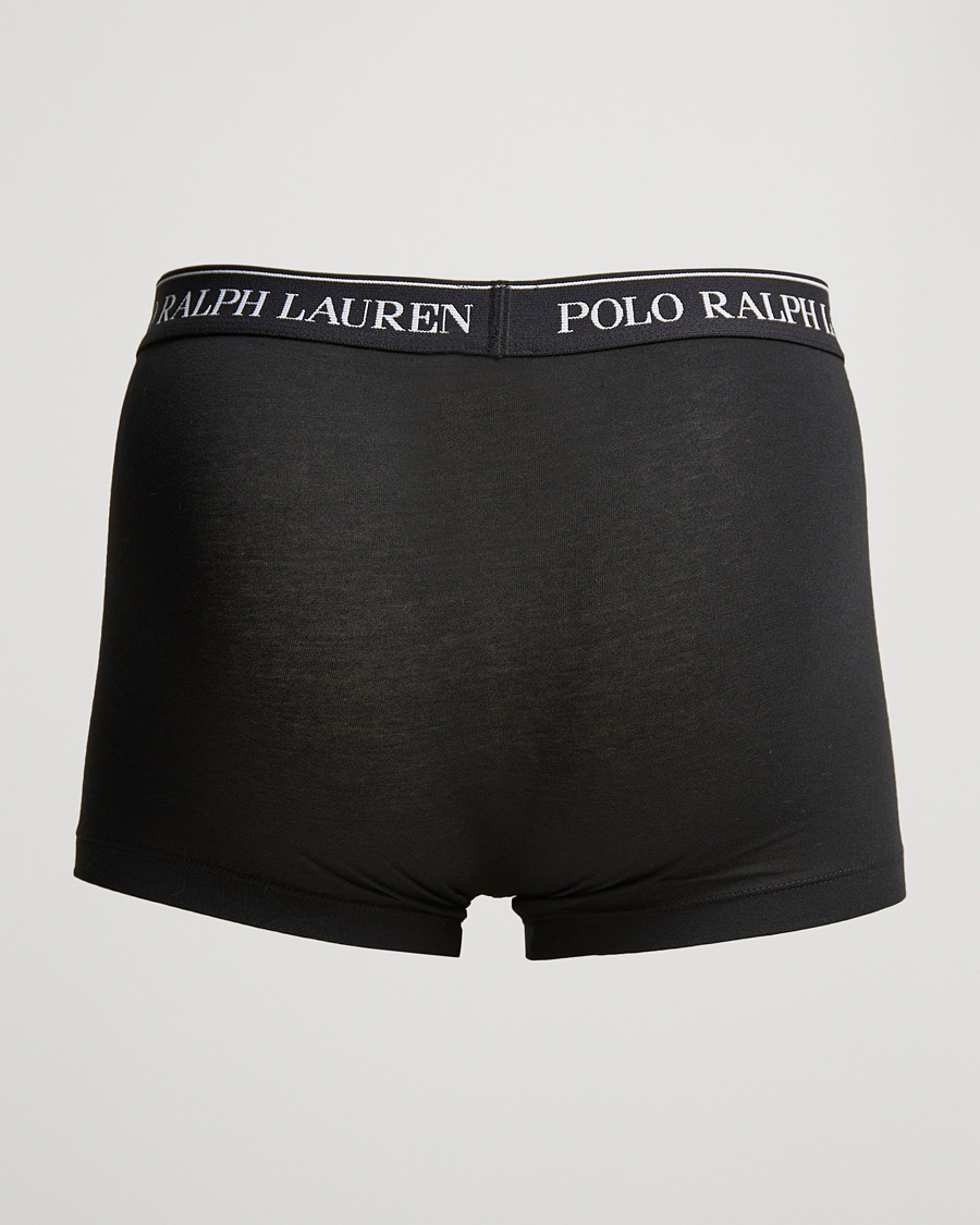 Men | Underwear | Polo Ralph Lauren | 3-Pack Trunk Black
