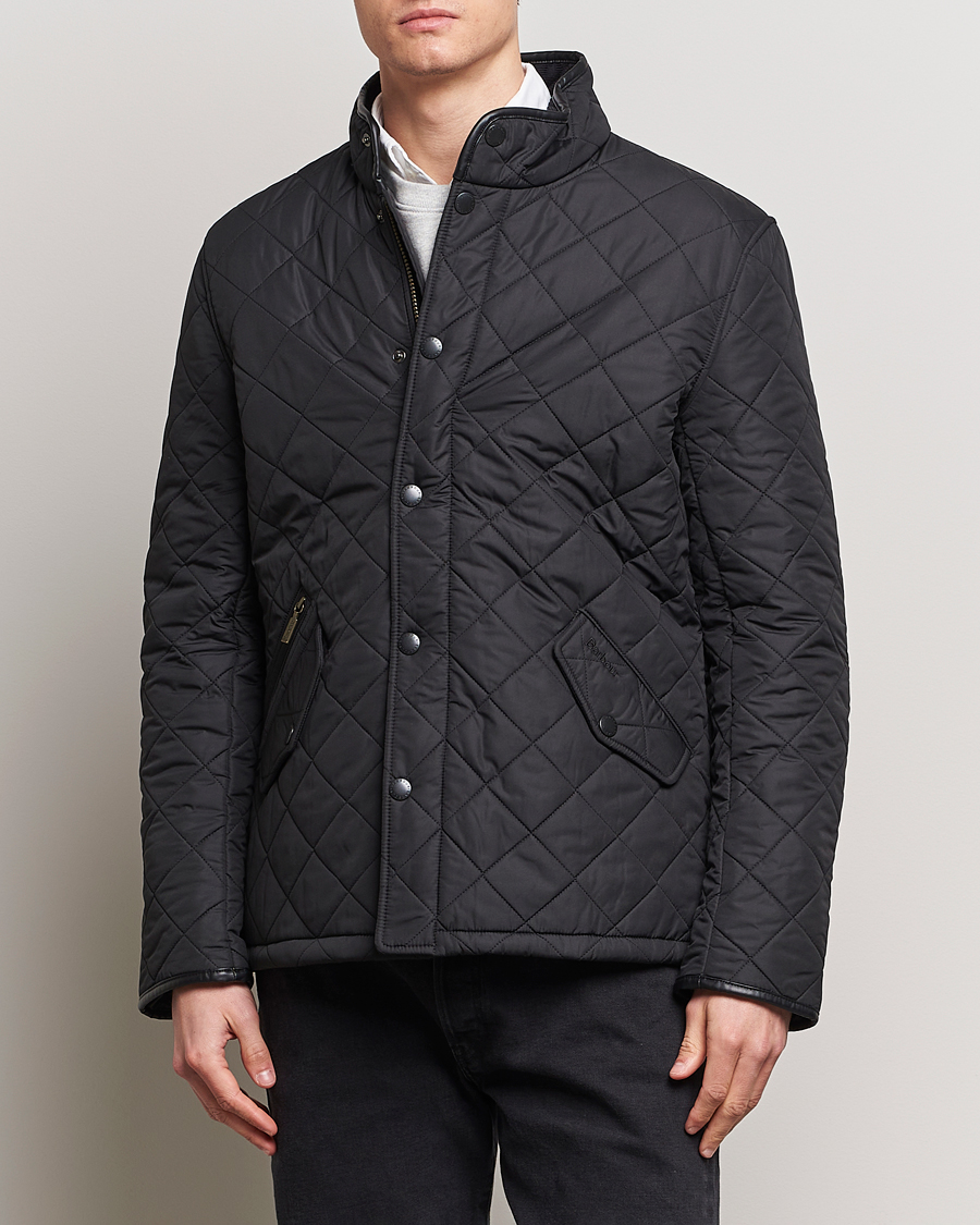 Herr |  | Barbour Lifestyle | Powell Quilted Jacket Black