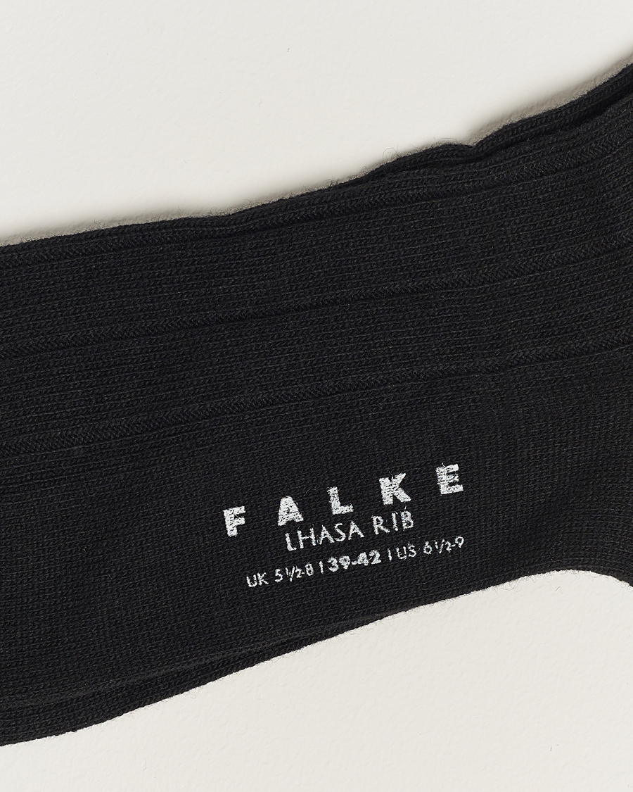 Men | Falke | Falke | Lhasa Cashmere Socks Black
