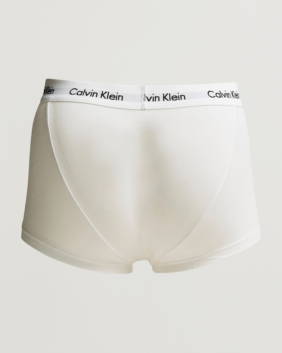 Men | Trunks | Calvin Klein | Cotton Stretch Low Rise Trunk 3-pack Red/Blue/White