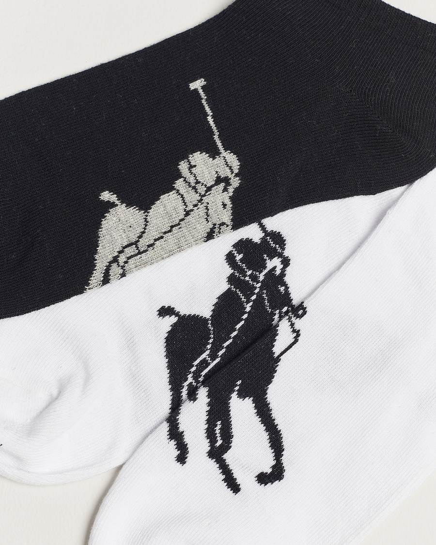 Men | Underwear & Socks | Polo Ralph Lauren | 3-Pack Sneaker Sock White/Black