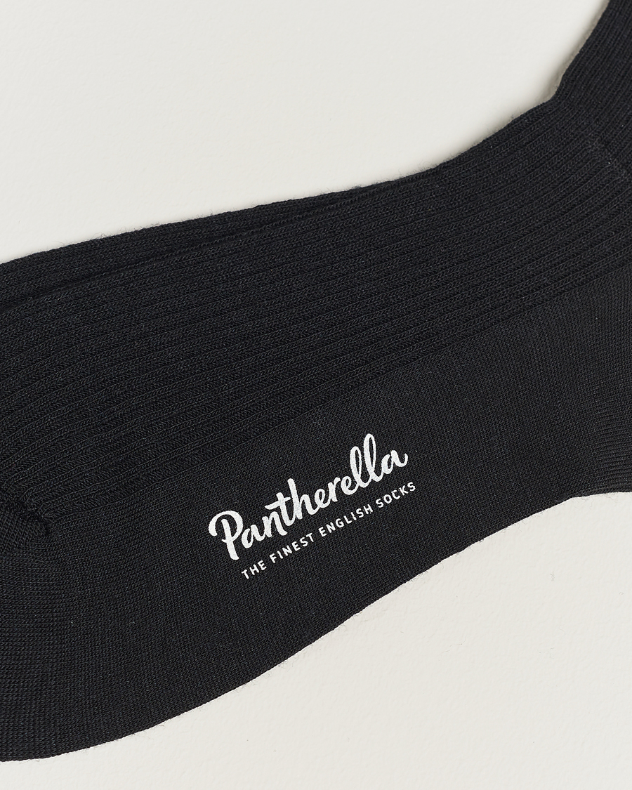 Herr | Pantherella | Pantherella | Naish Long Merino/Nylon Sock Black