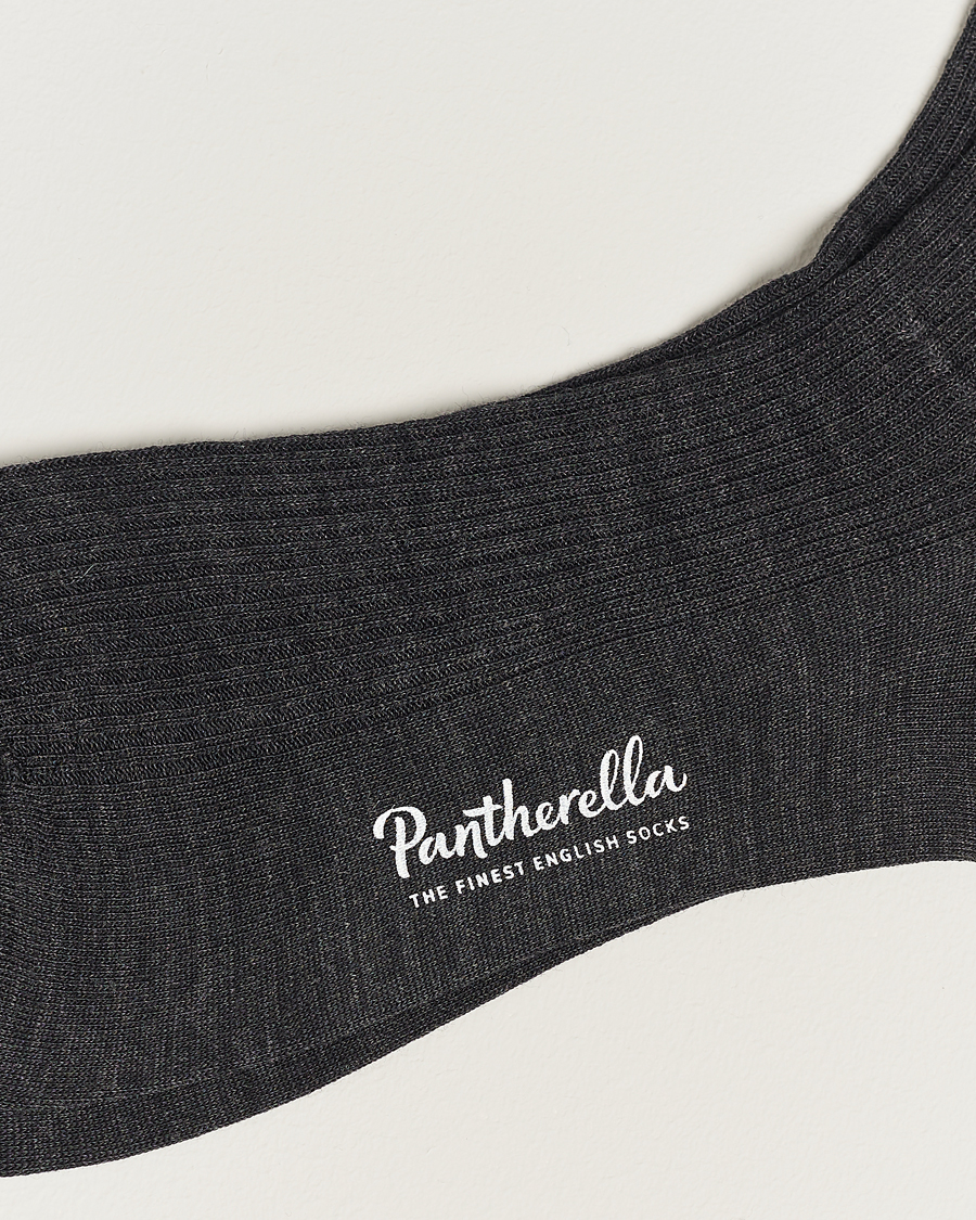 Herr | Pantherella | Pantherella | Naish Long Merino/Nylon Sock Charcoal