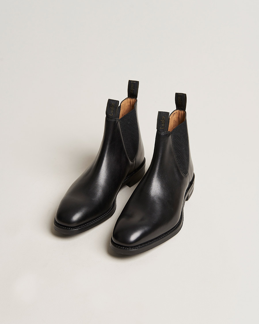 Men | Loake 1880 | Loake 1880 | Chatsworth Chelsea Boot Black Calf