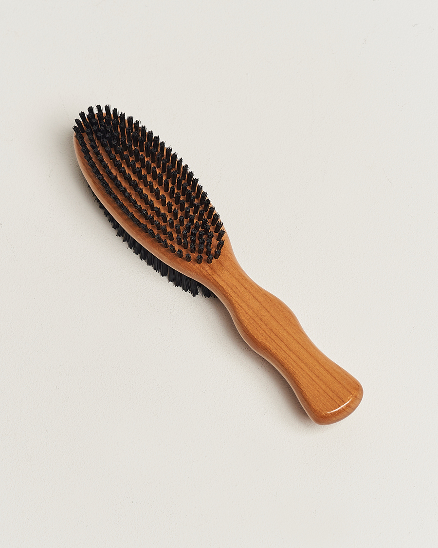 Men | Brushes | Kent Brushes | Cherry Wood Double Sided Clothing Brush