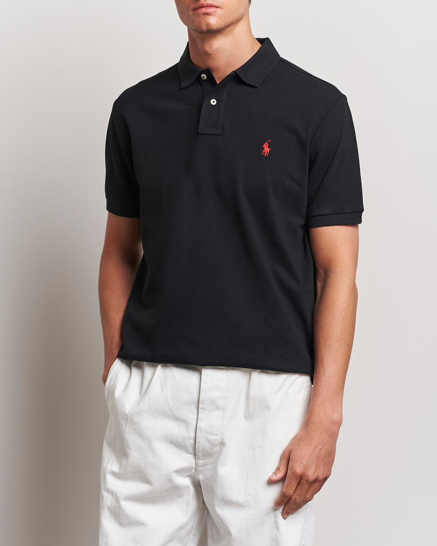 Men |  | Polo Ralph Lauren | Custom Slim Fit Polo Black