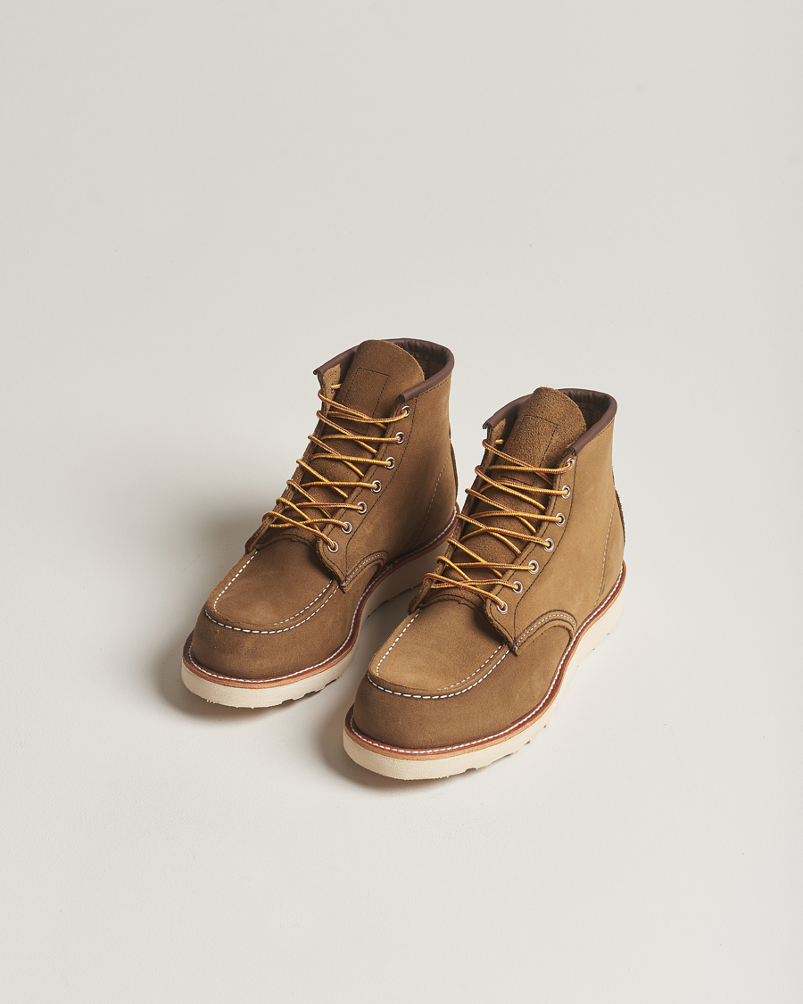 Herr | American Heritage | Red Wing Shoes | Moc Toe Boot Olive Mohave