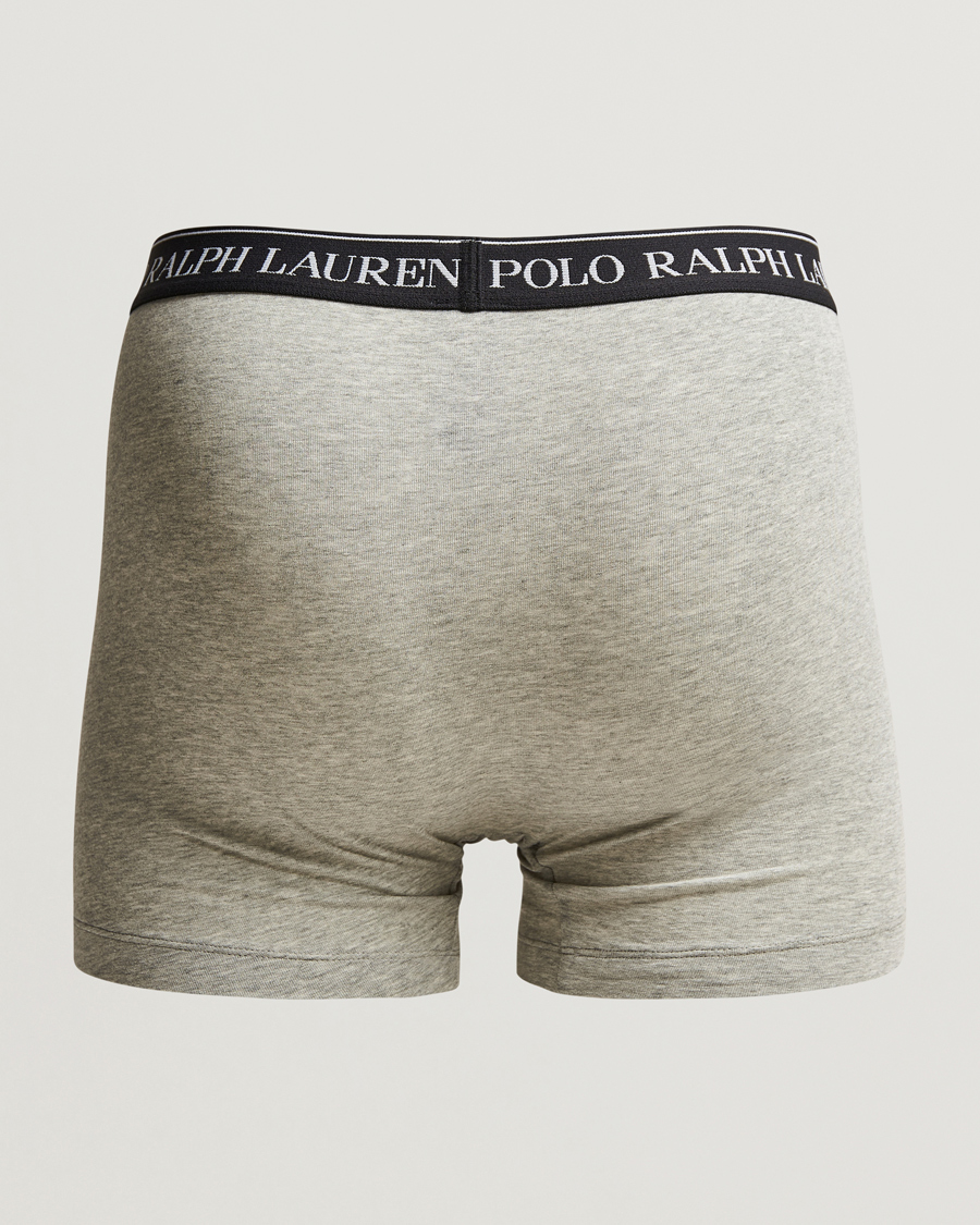 Men | Underwear | Polo Ralph Lauren | 3-Pack Stretch Boxer Brief White/Black/Grey