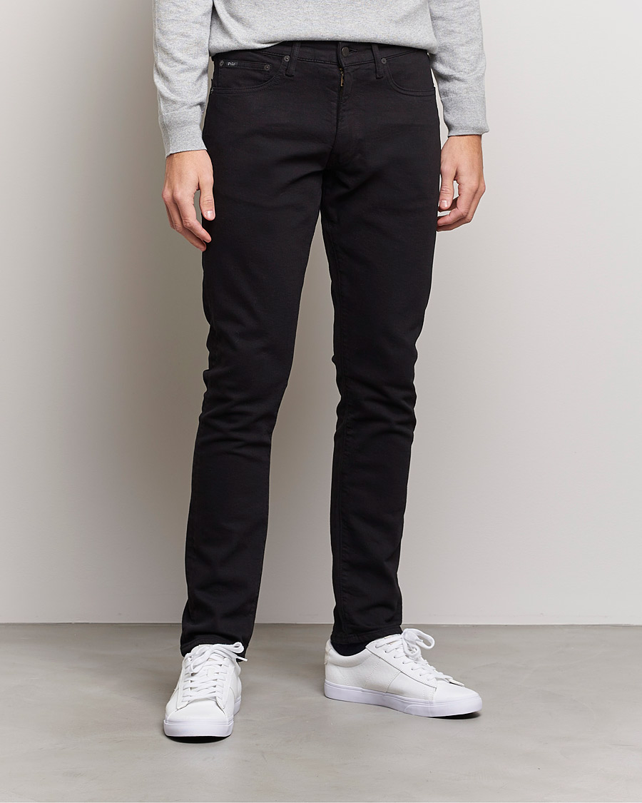 Men | Black jeans | Polo Ralph Lauren | Sullivan Slim Fit Hudson Stretch Jeans Black