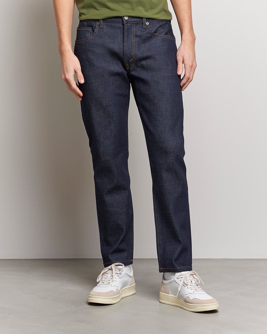 Men | Tapered fit | Jeanerica | TM005 Tapered Jeans Blue Raw