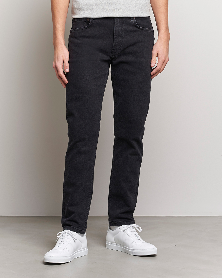 Men | Black jeans | Jeanerica | TM005 Tapered Jeans Black 2 Weeks