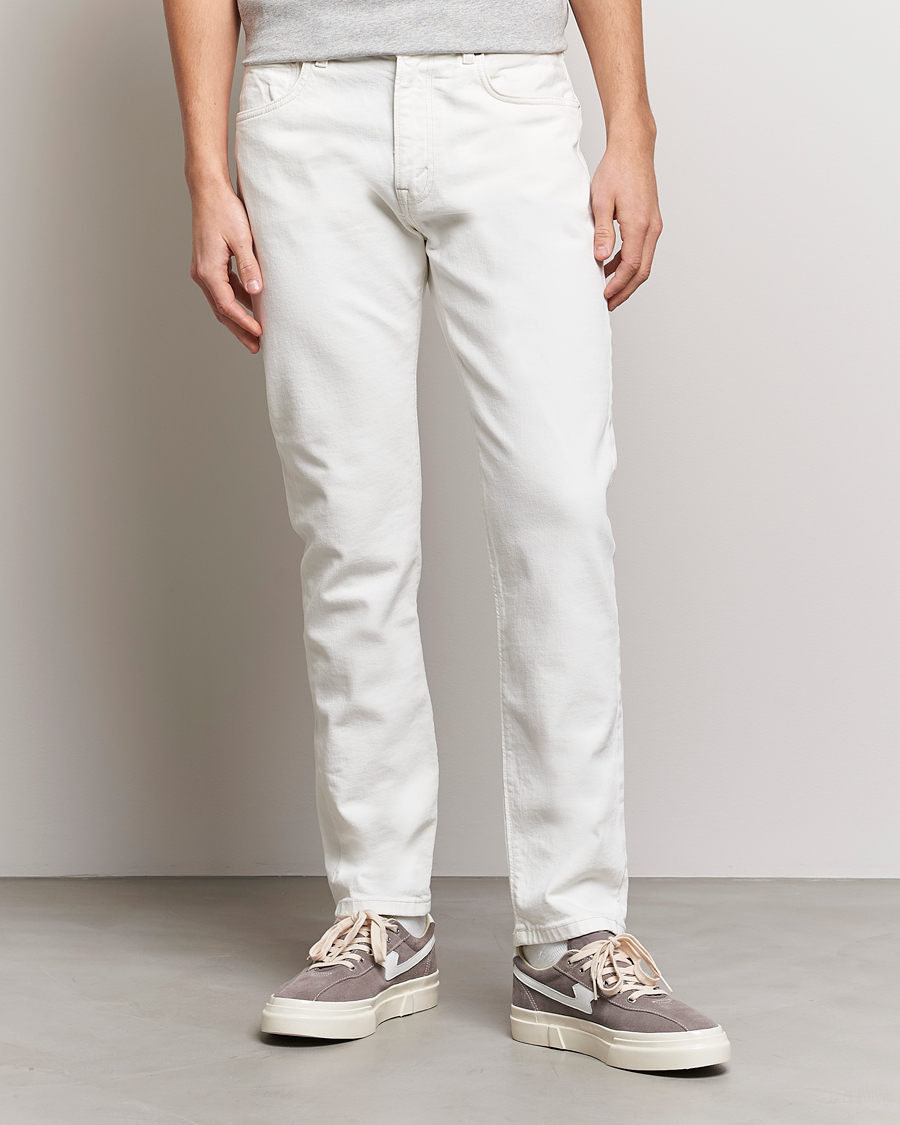 Men | White jeans | Jeanerica | TM005 Tapered Jeans Natural White