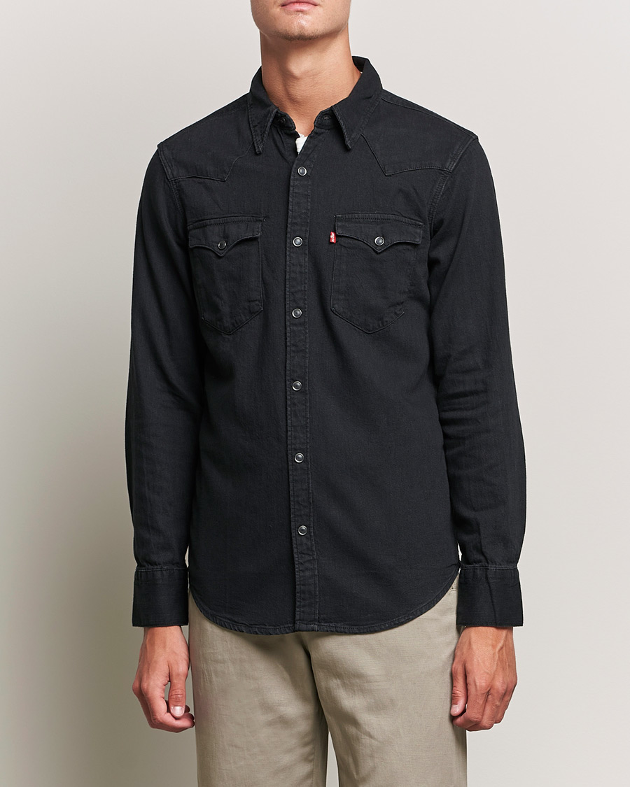 Men | Clothing | Levi\'s | Barstow Western Standard Shirt Marble Black