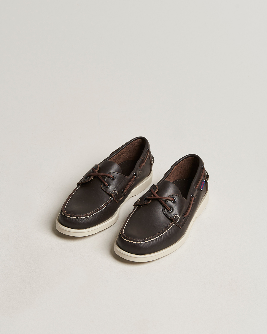 Homme | Chaussures Bateau | Sebago | Dockside Boat Shoe Dark Brown