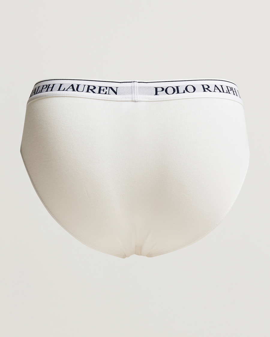 Men | Underwear | Polo Ralph Lauren | 3-Pack Low Rise Brief White