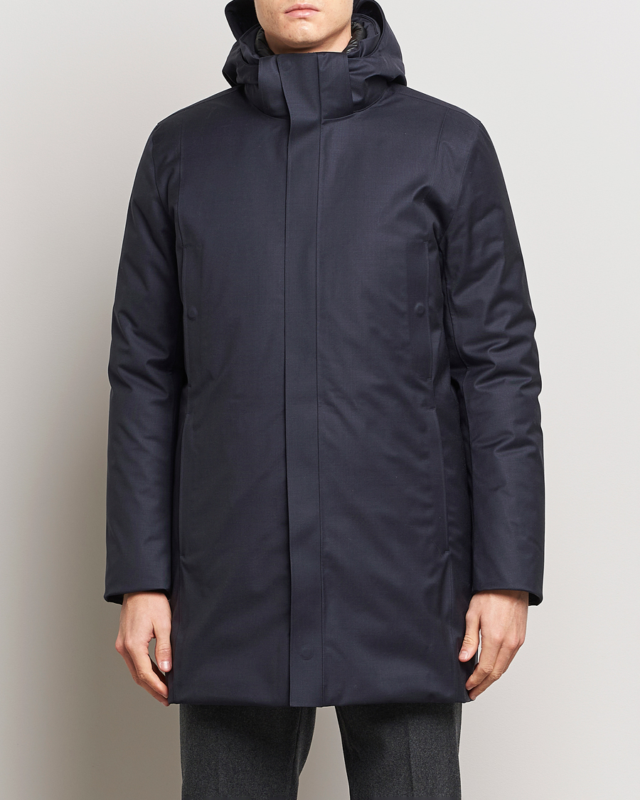 Men | Winter jackets | UBR | Redox Parka Savile X Dark Navy Wool
