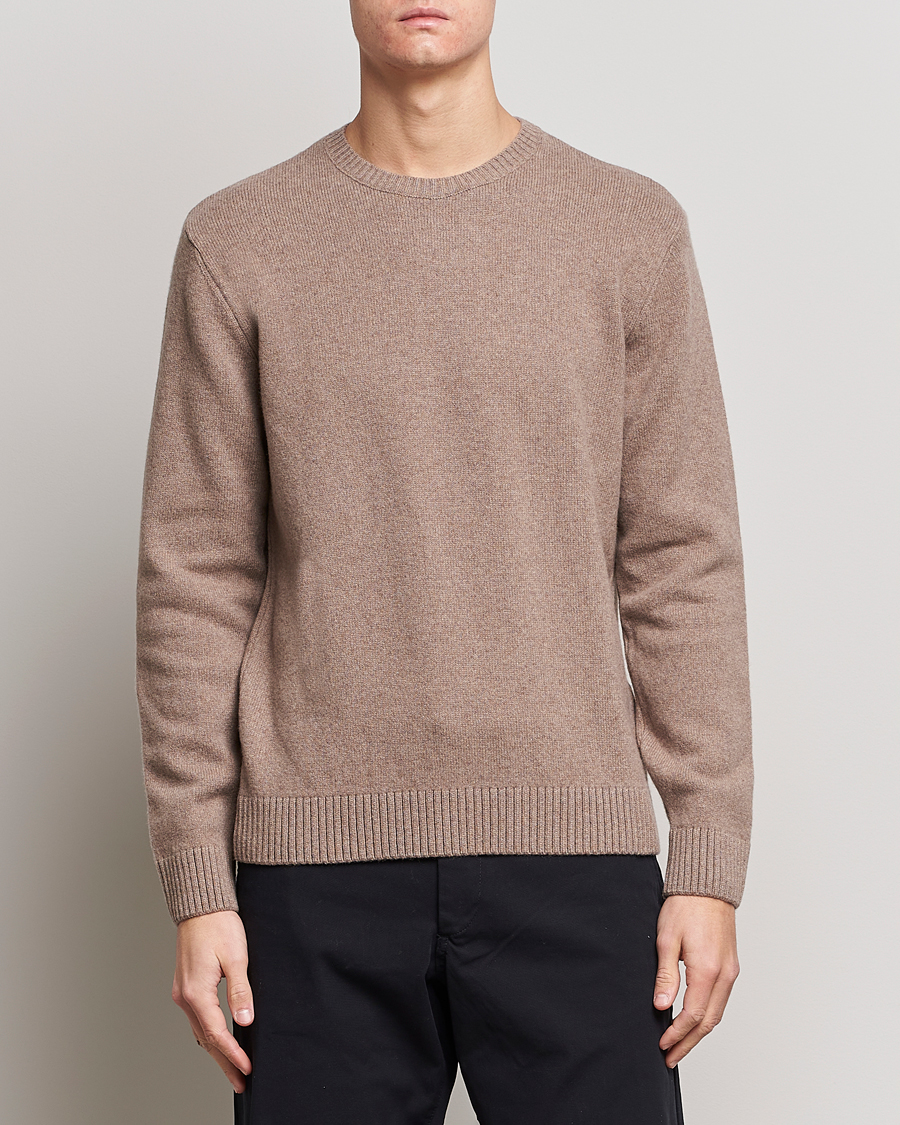 Men | Clothing | Colorful Standard | Classic Merino Wool Crew Neck Warm Taupe