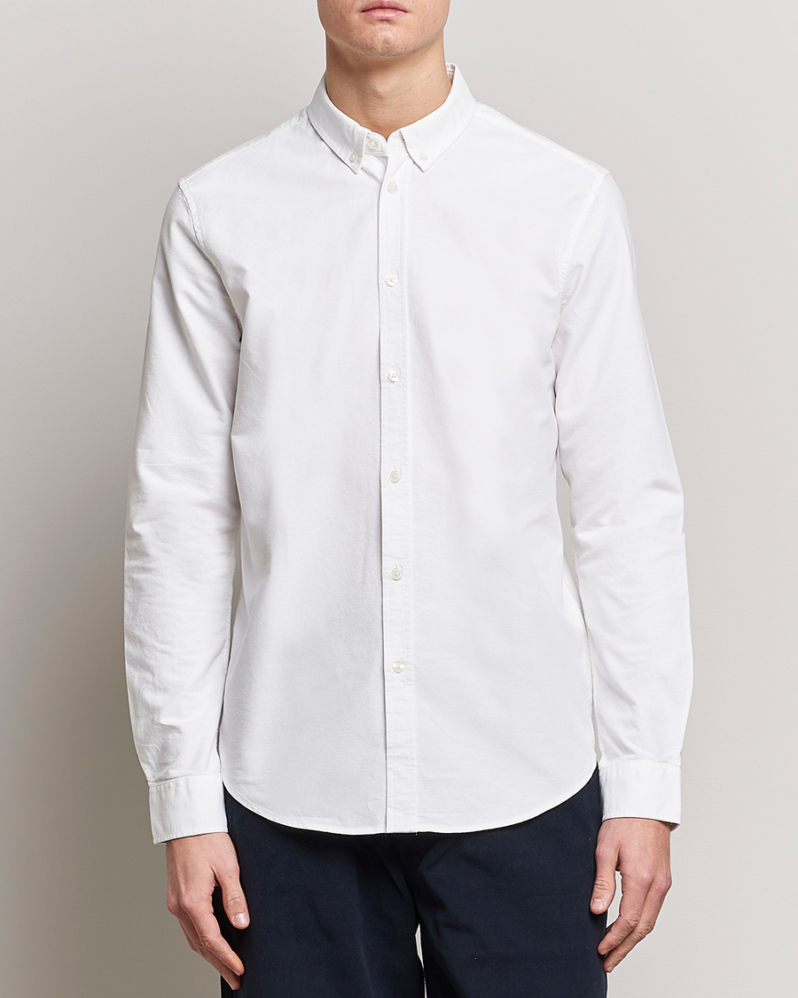 Herr |  | Samsøe Samsøe | Liam Button Down Shirt White