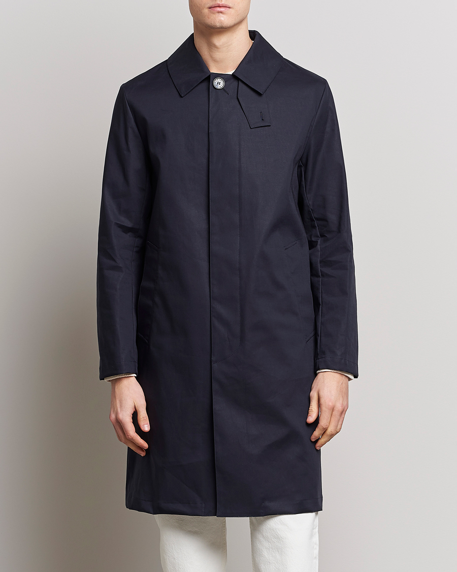 Men | Clothing | Mackintosh | Manchester Car Coat Navy