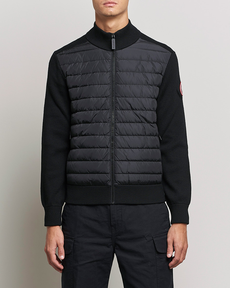 Men | Clothing | Canada Goose | Hybridge Knit Jacket Black