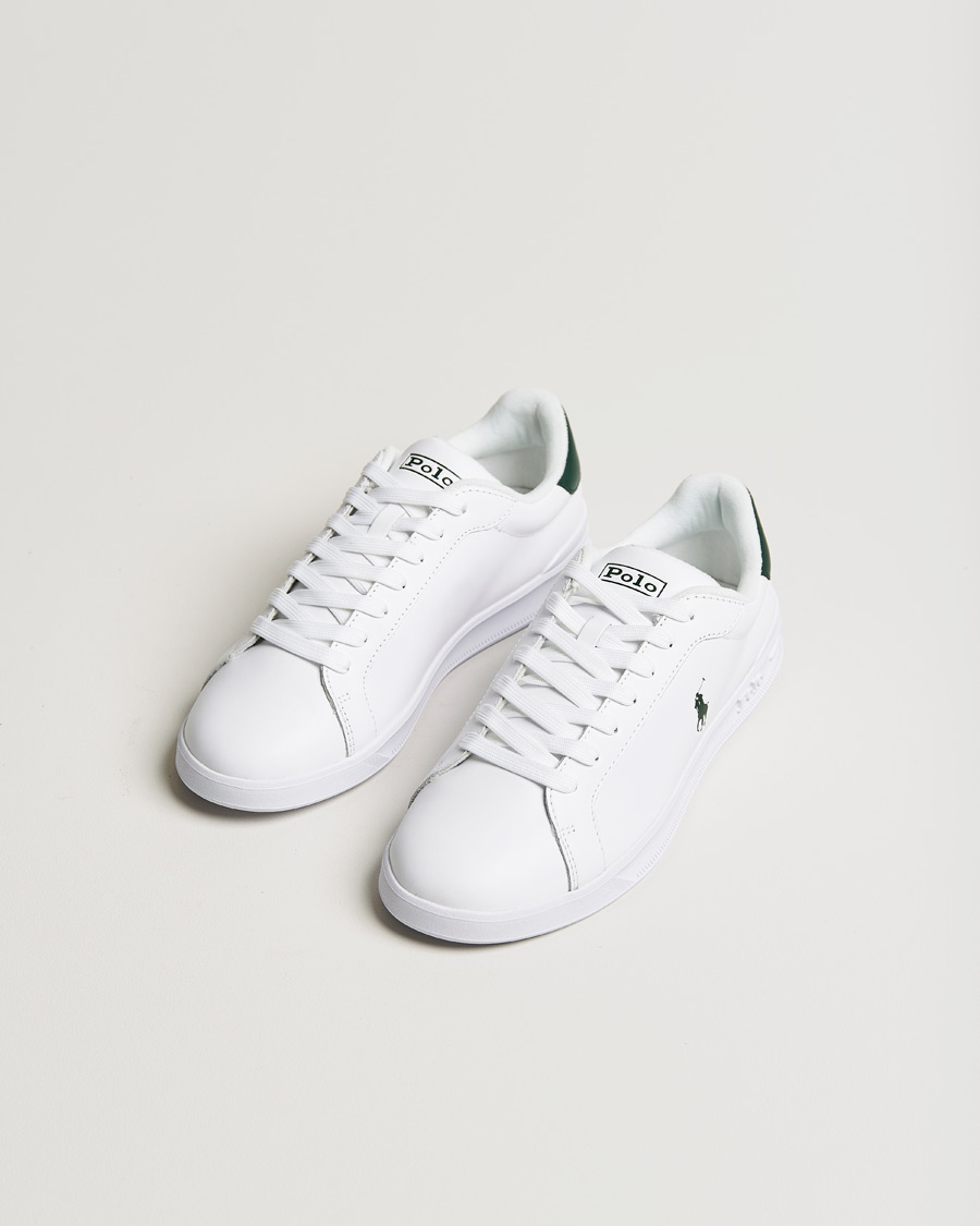 Men | Shoes | Polo Ralph Lauren | Heritage Court Sneaker White/College Green