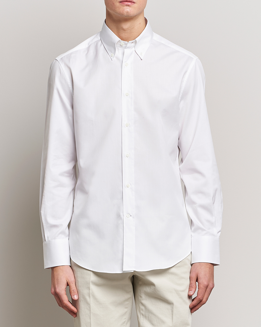 Men | Clothing | Brunello Cucinelli | Slim Fit Button Down Shirt White