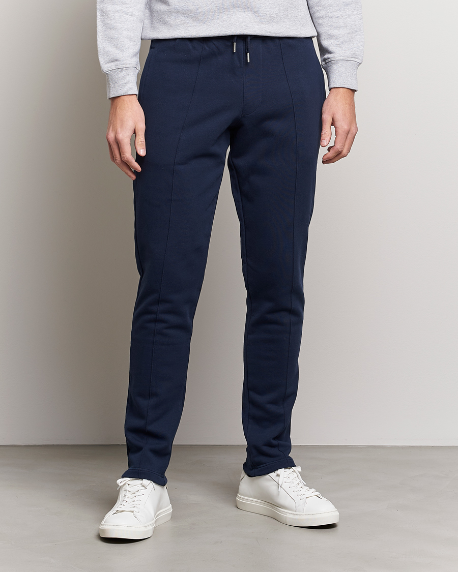 Men | Clothing | Stenströms | Cotton Jersey Pants Navy