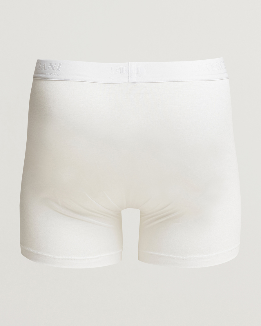Men | Trunks | Bresciani | Cotton Boxer Trunk White