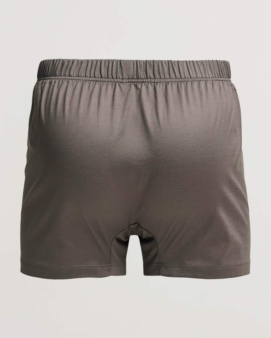 Men | Underwear | Bresciani | Cotton Boxer Brief Grey