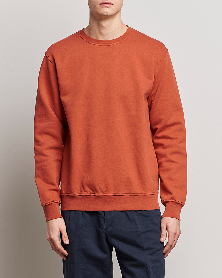 Men | Sweatshirts | Colorful Standard | Classic Organic Crew Neck Sweat Dark Amber